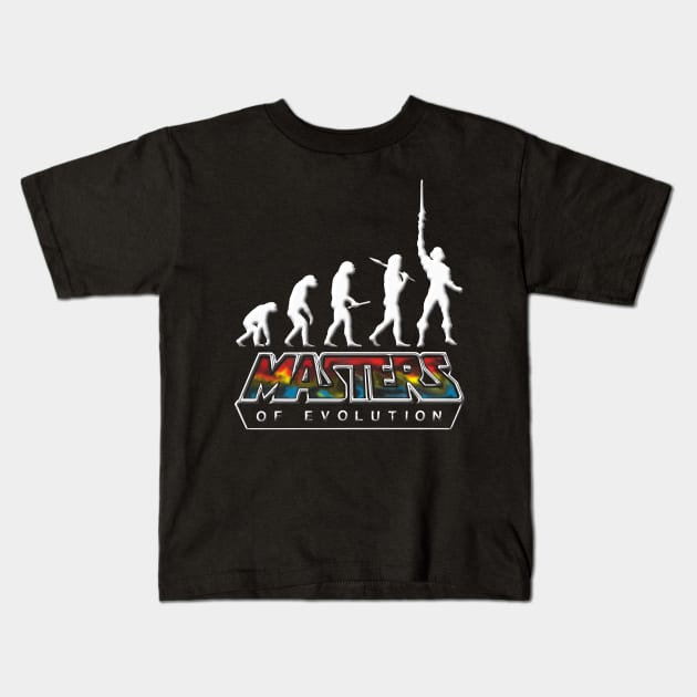 Masters of Evolution Kids T-Shirt by Sirjedijamie50101